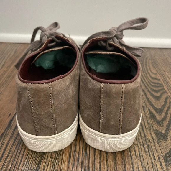 Peter Nappi tan leather lace up sneakers made in Portugal size 38/8 - Picture 5 of 9